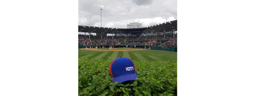 YCLL at the LLWS (at least our hat was there!)